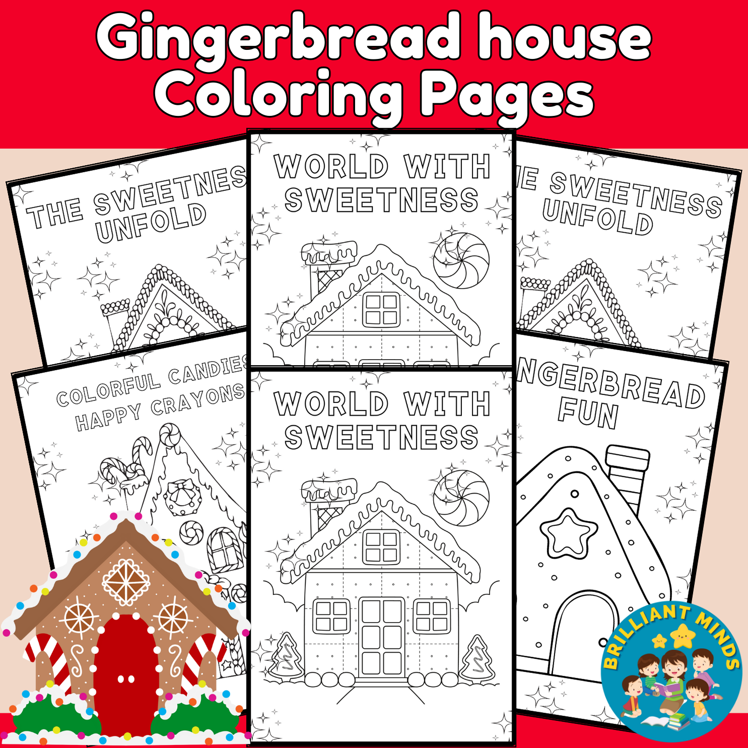 Gingerbread House Coloring Pages Gingerbread House Coloring Sheets Made By Teachers
