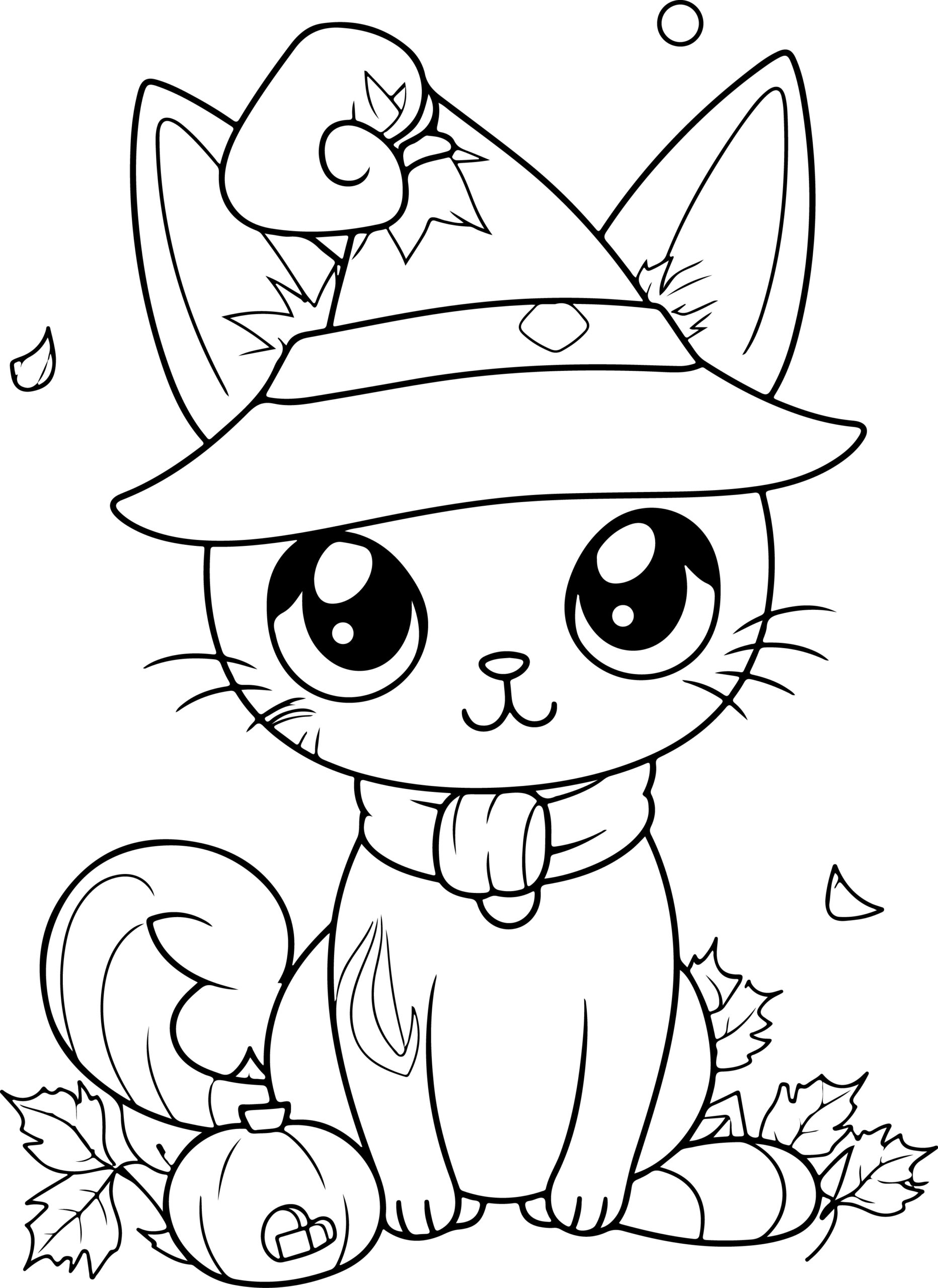 Cute Halloween Coloring Pages Free