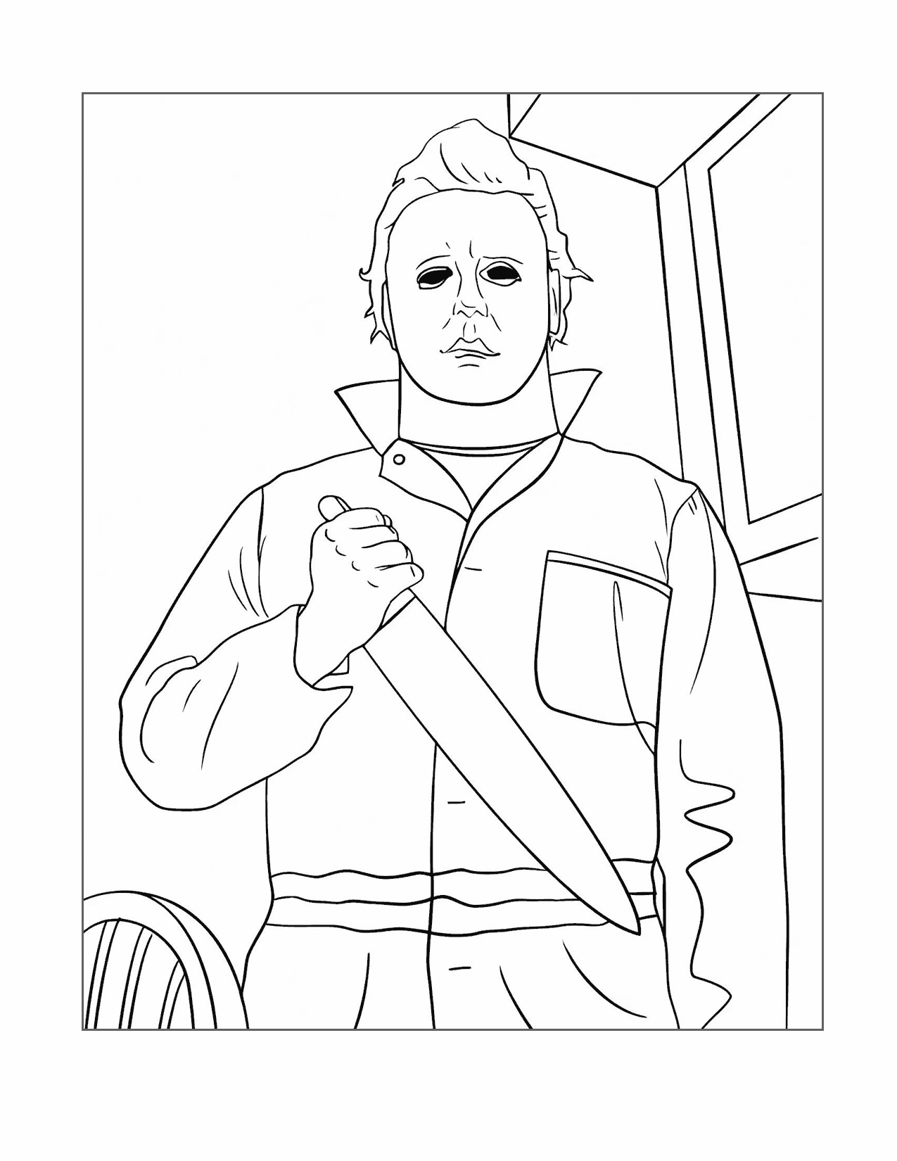 Horror Coloring Pages Printable Coloring Pages FREE