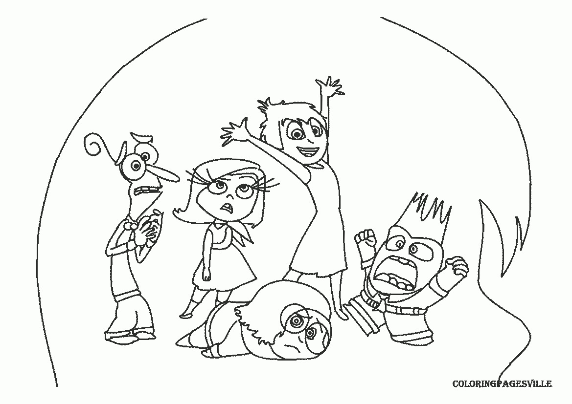 Free Printable Inside Out Coloring Pages