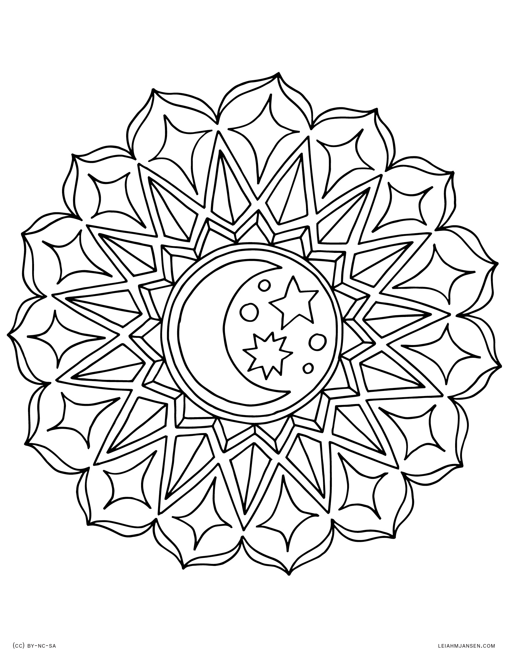 Printable Coloring Pages Mandala