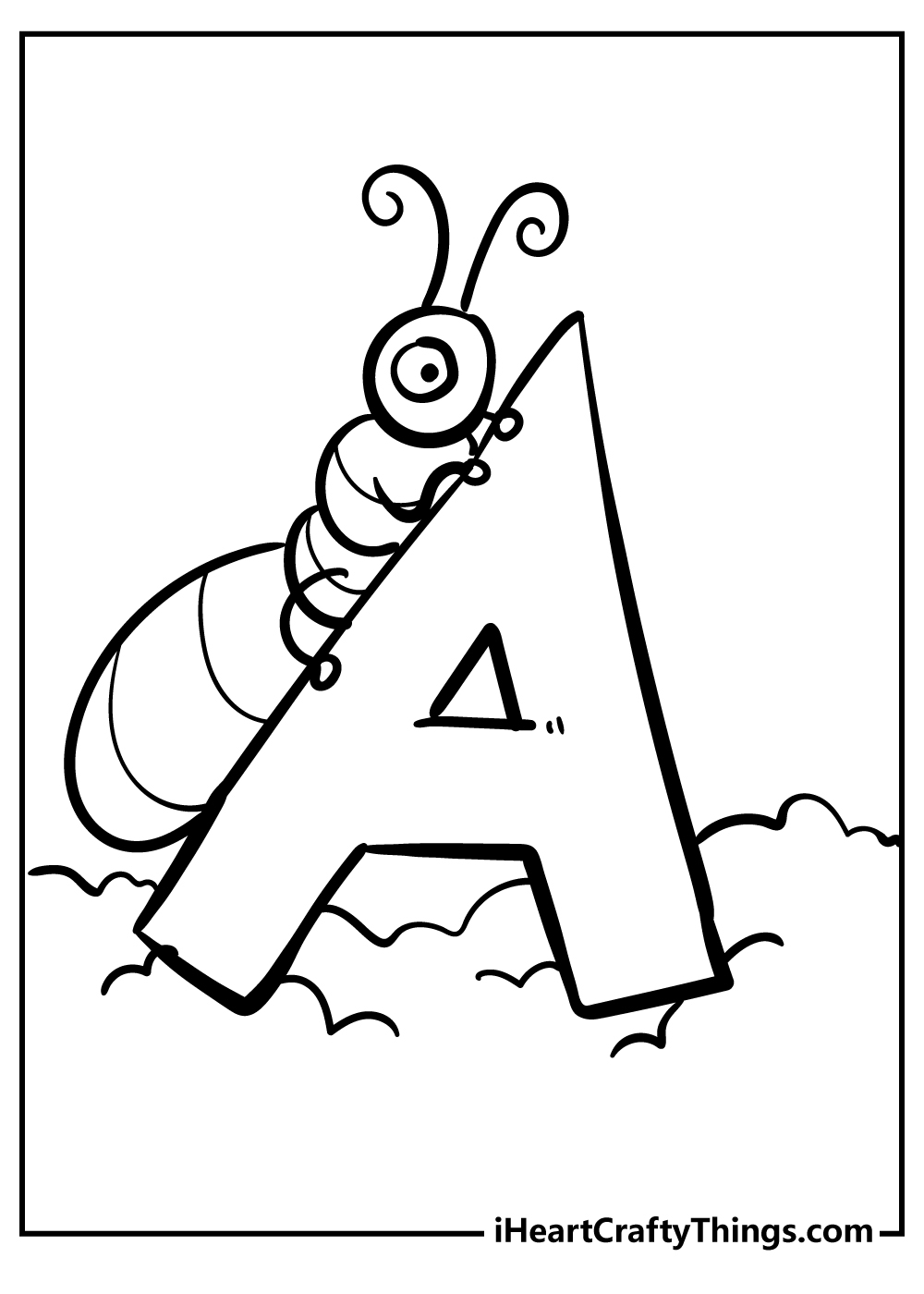 Letter A Coloring Pages 100 Free Printables 