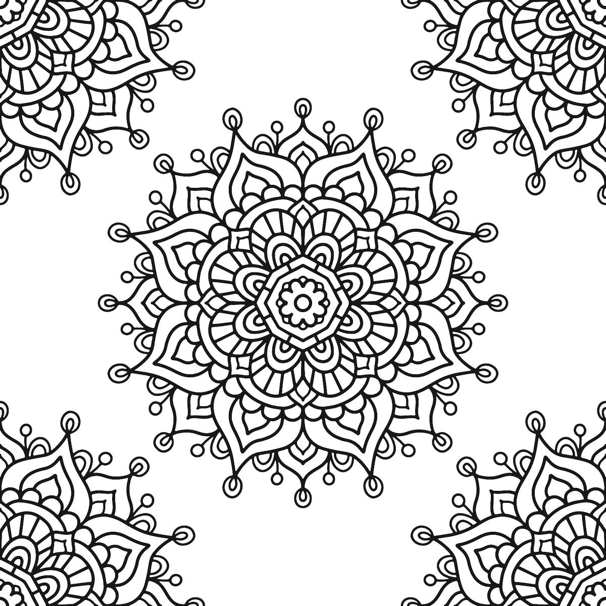 Printable Free Mandala Coloring Pages