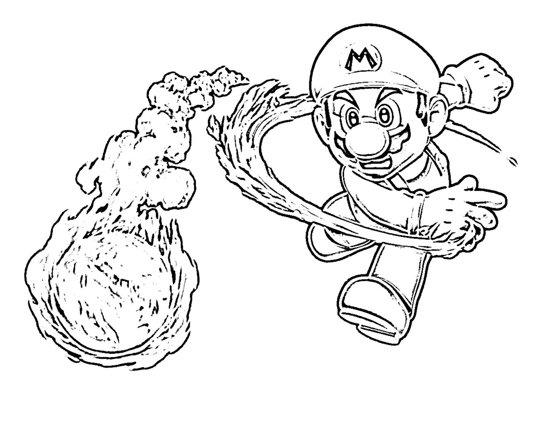 Printable Mario Kart Coloring Pages