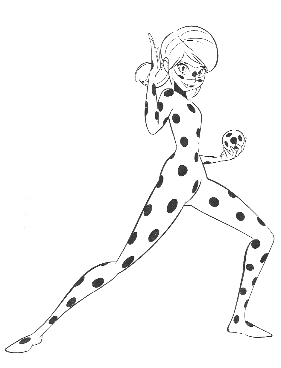 Free Coloring Pages Ladybug