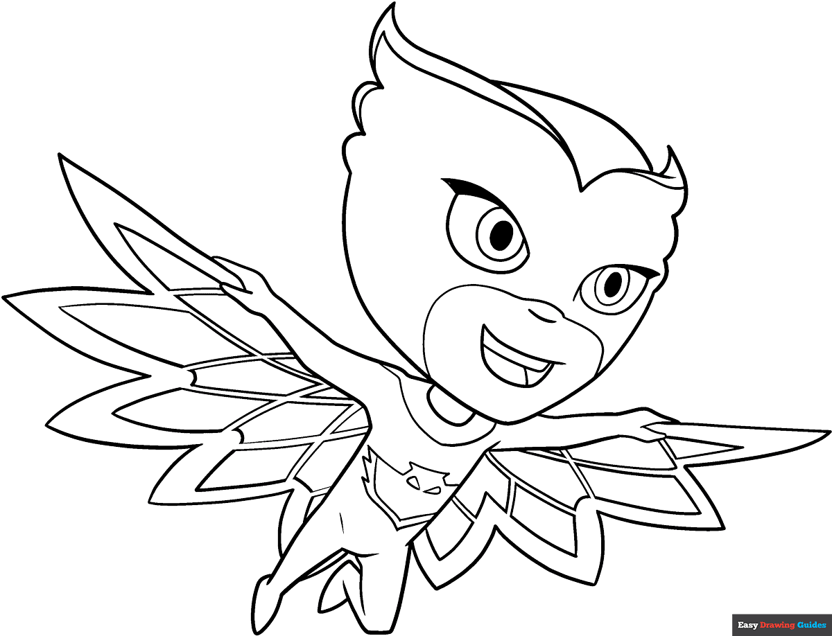 Pj Masks Coloring Pages Free