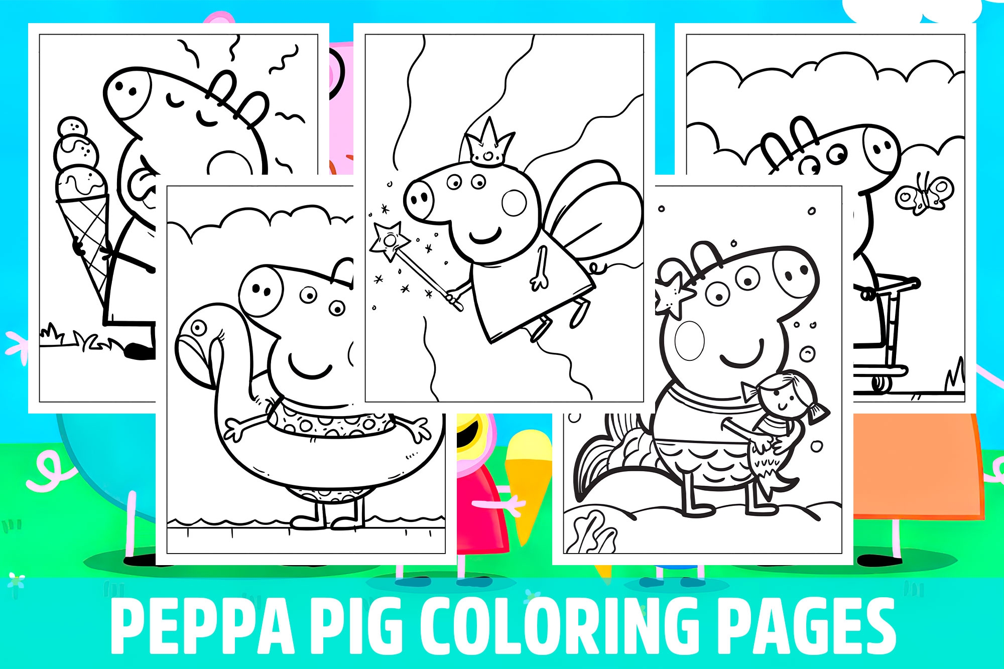 Peppa Pig Coloring Pages For Kids Girls Boys Teens Birthday School Activity Made By Teachers