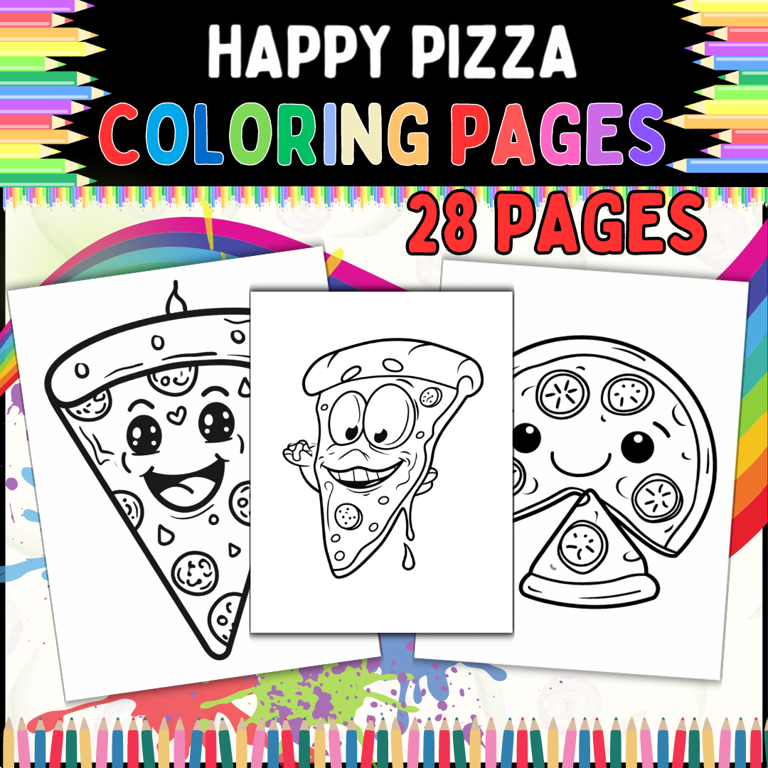 Free Coloring Pages Of Pizza