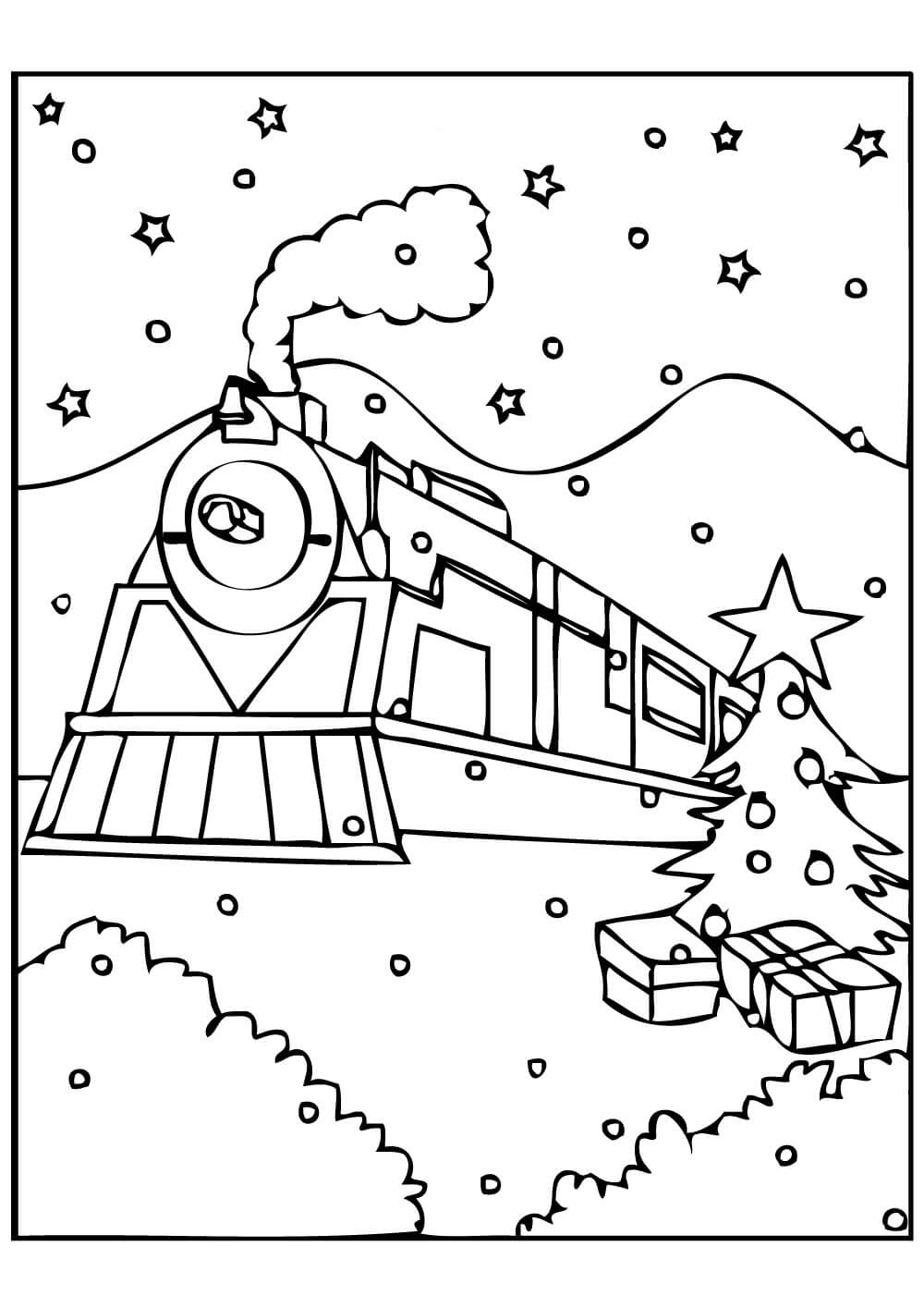 Polar Express Coloring Pages Printable Coloring Pages FREE