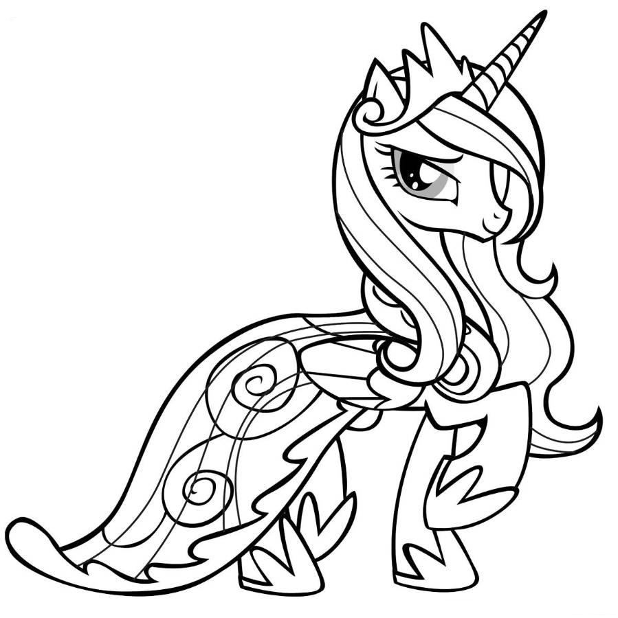 Pony 17843 Animals Free Printable Coloring Pages