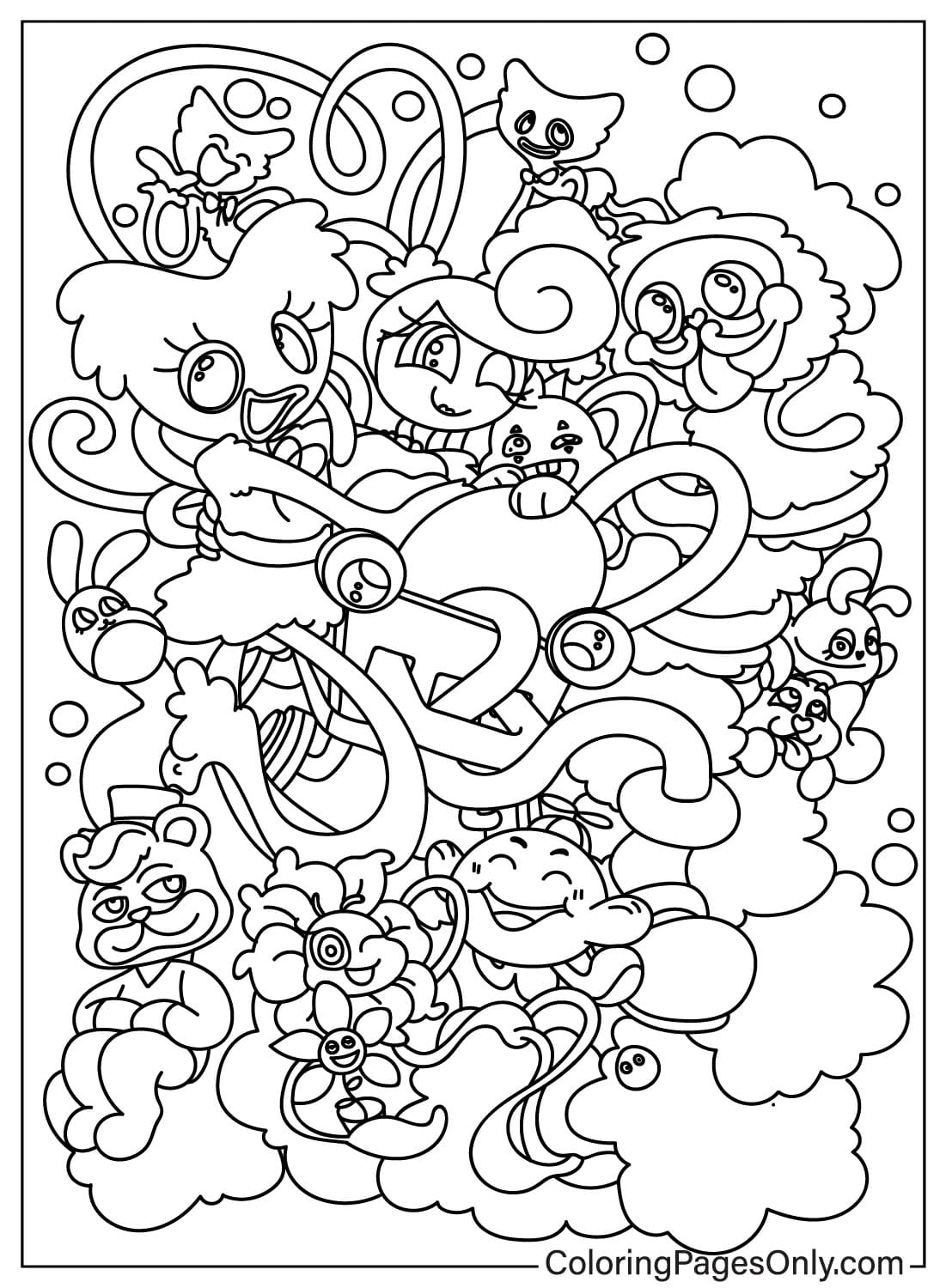 Poppy Playtime Coloring Pages