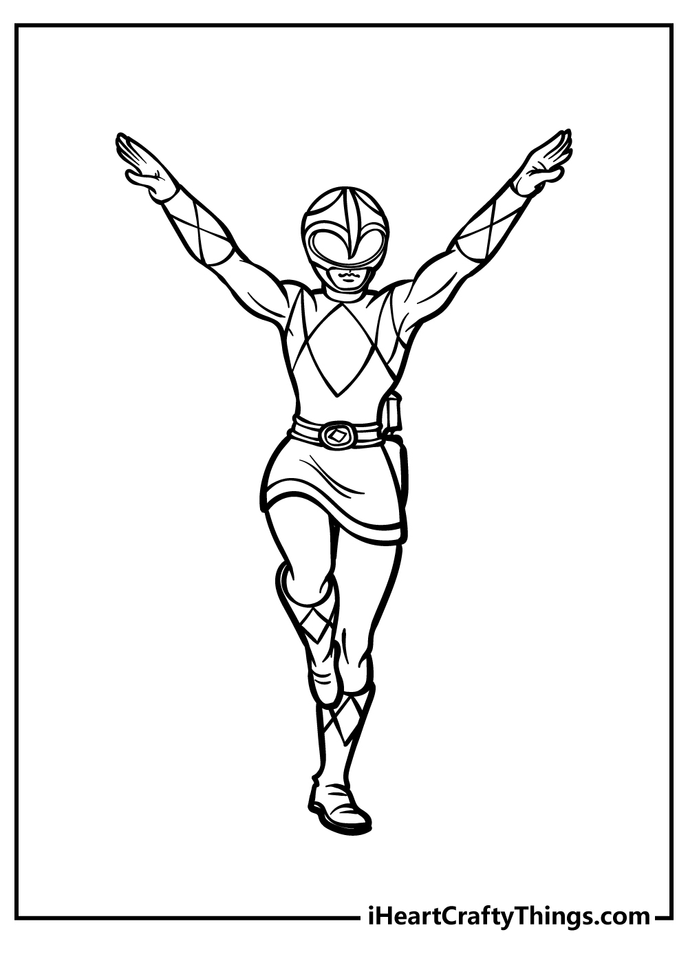 Printable Mighty Morphin Power Rangers Coloring Pages