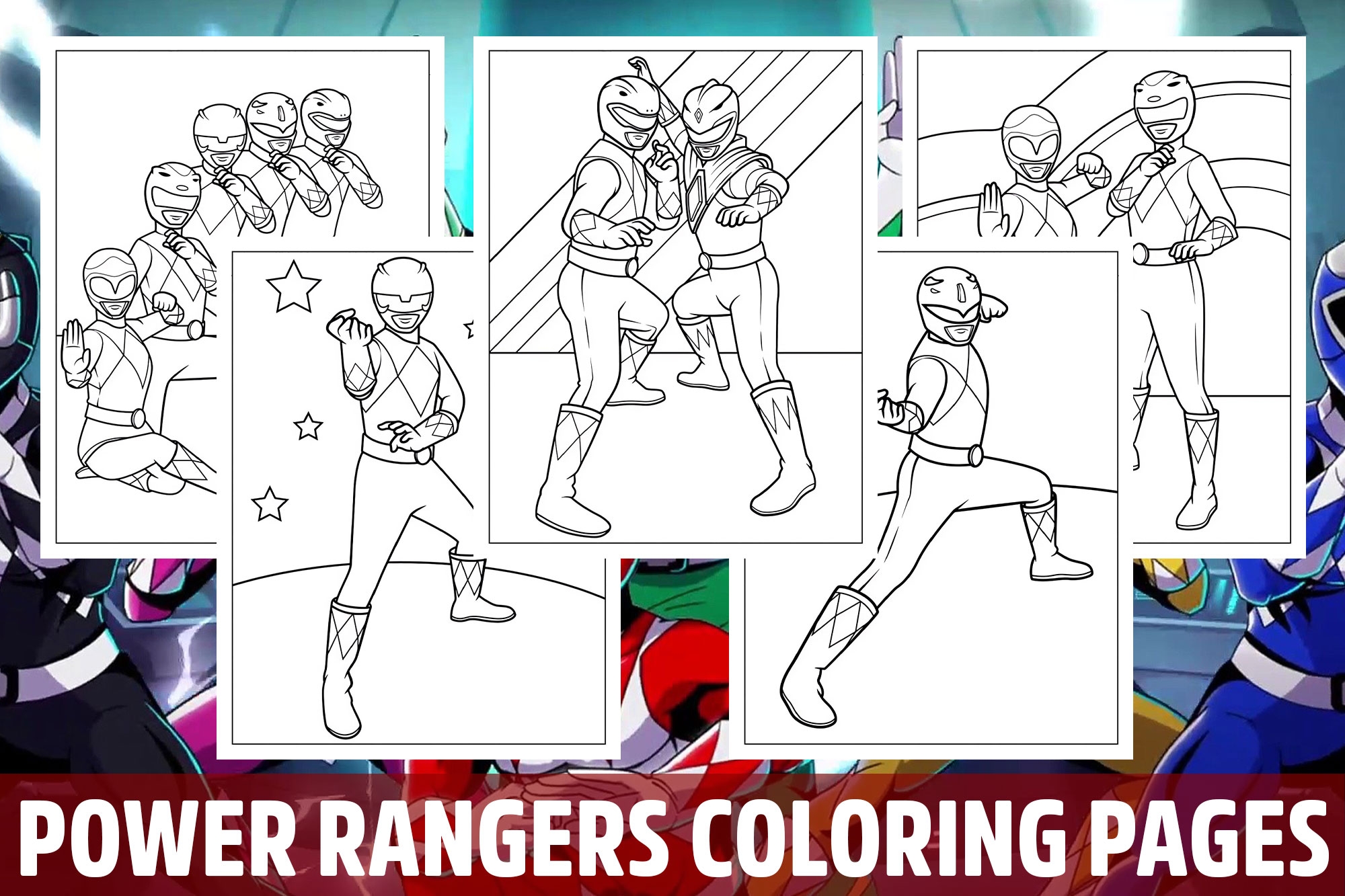Power Rangers Coloring Pages For Kids Girls Boys Teens School Activity Made By Teachers
