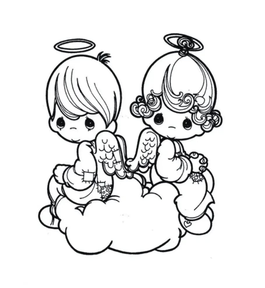 Precious Moments Free Coloring Pages