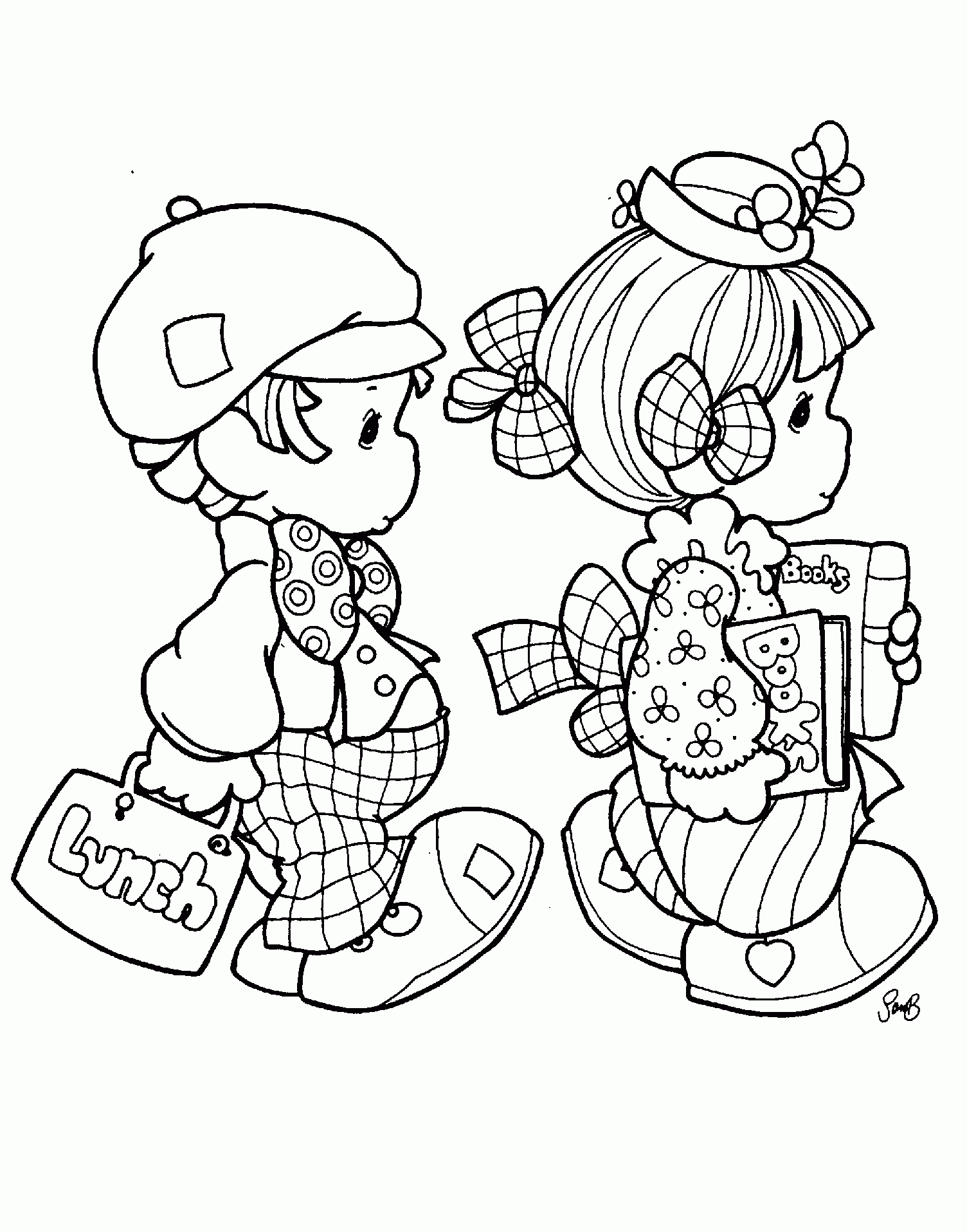 Precious Moments Coloring Pages Printable