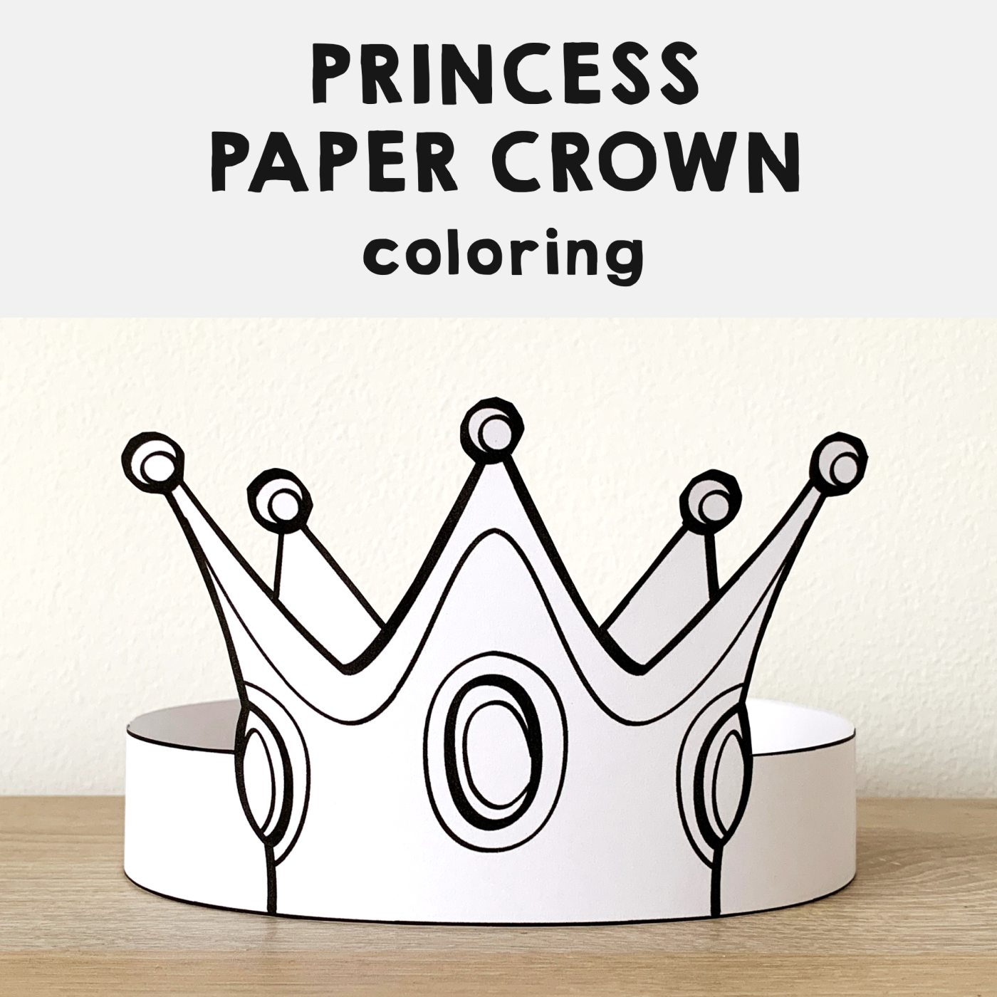 Crown Coloring Pages Printable