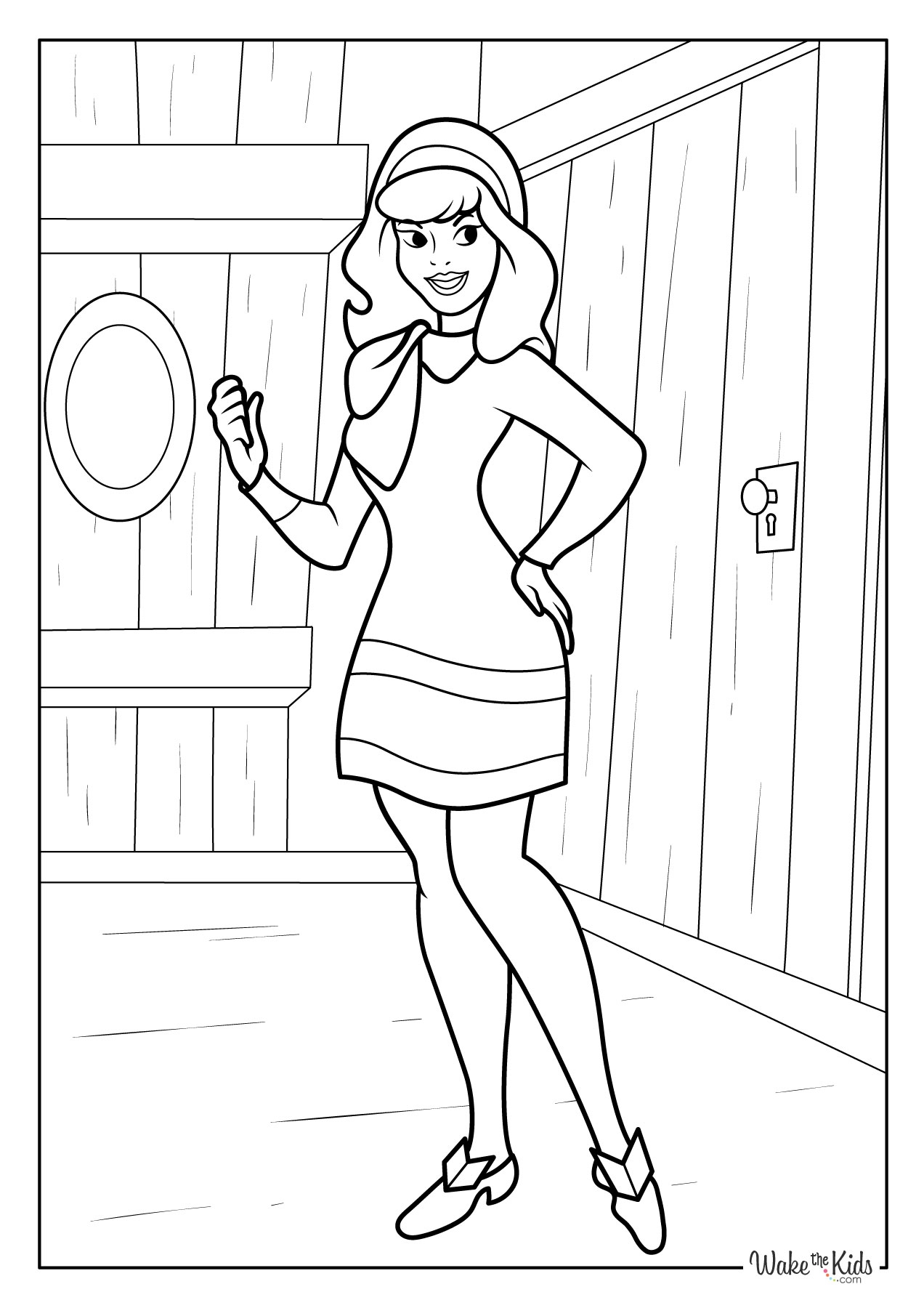 Scooby Doo Coloring Pages Free Printable PDFs WakeTheKids