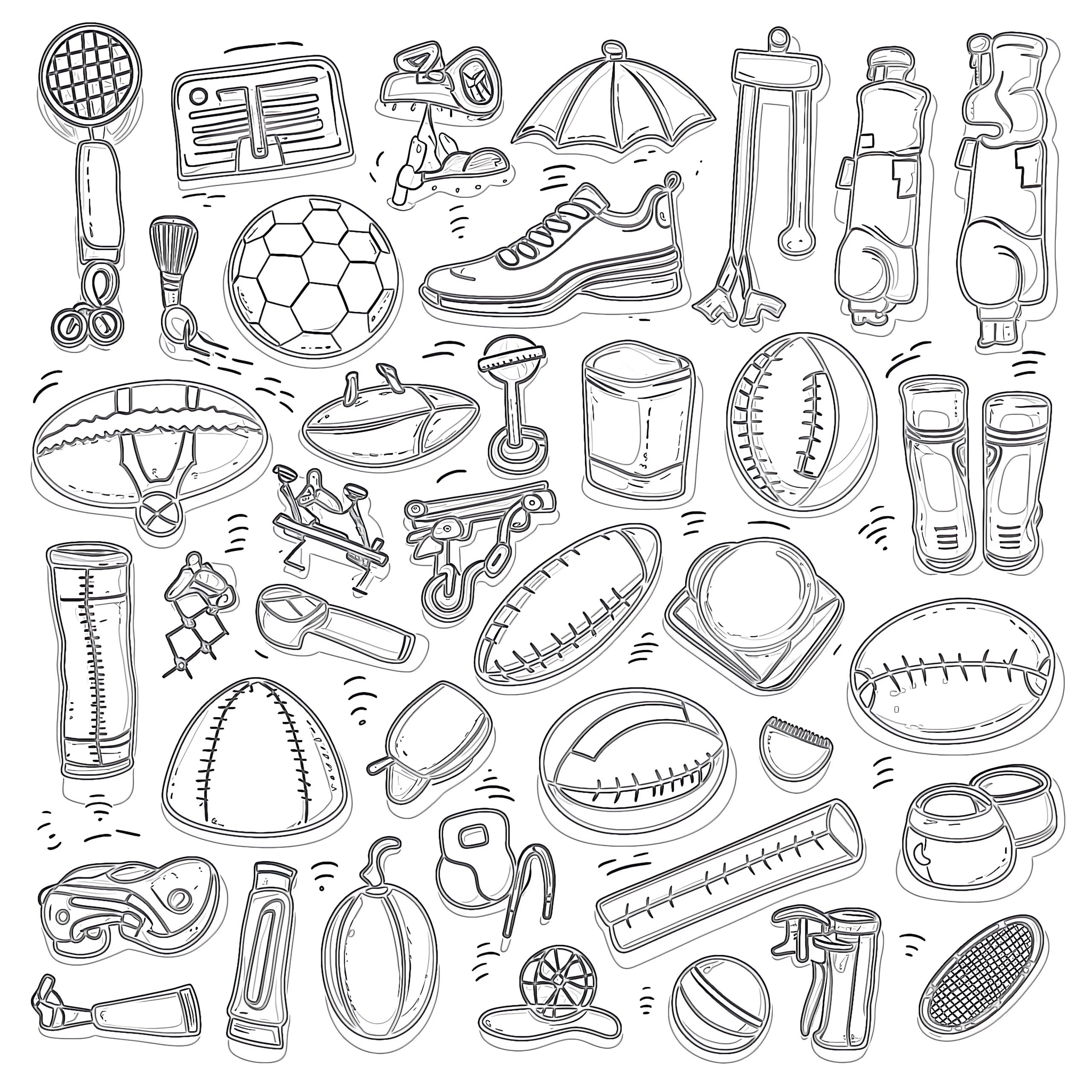 Sports Coloring Pages Free