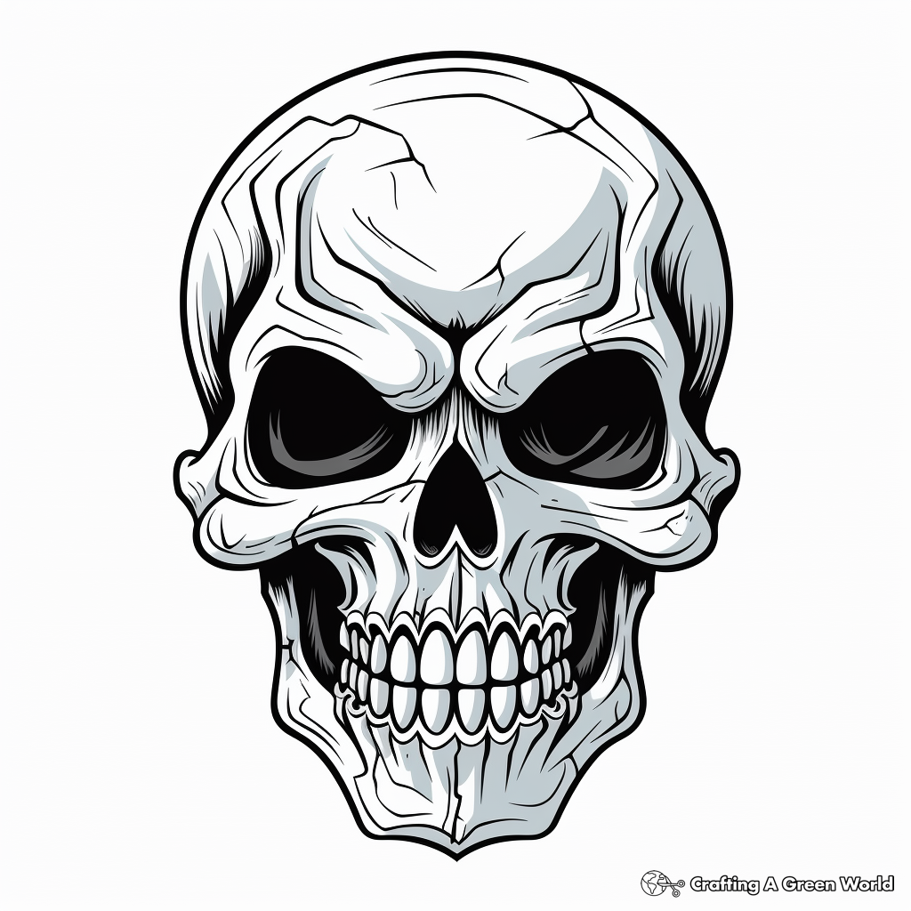 Skull Coloring Pages Free U0026 Printable 