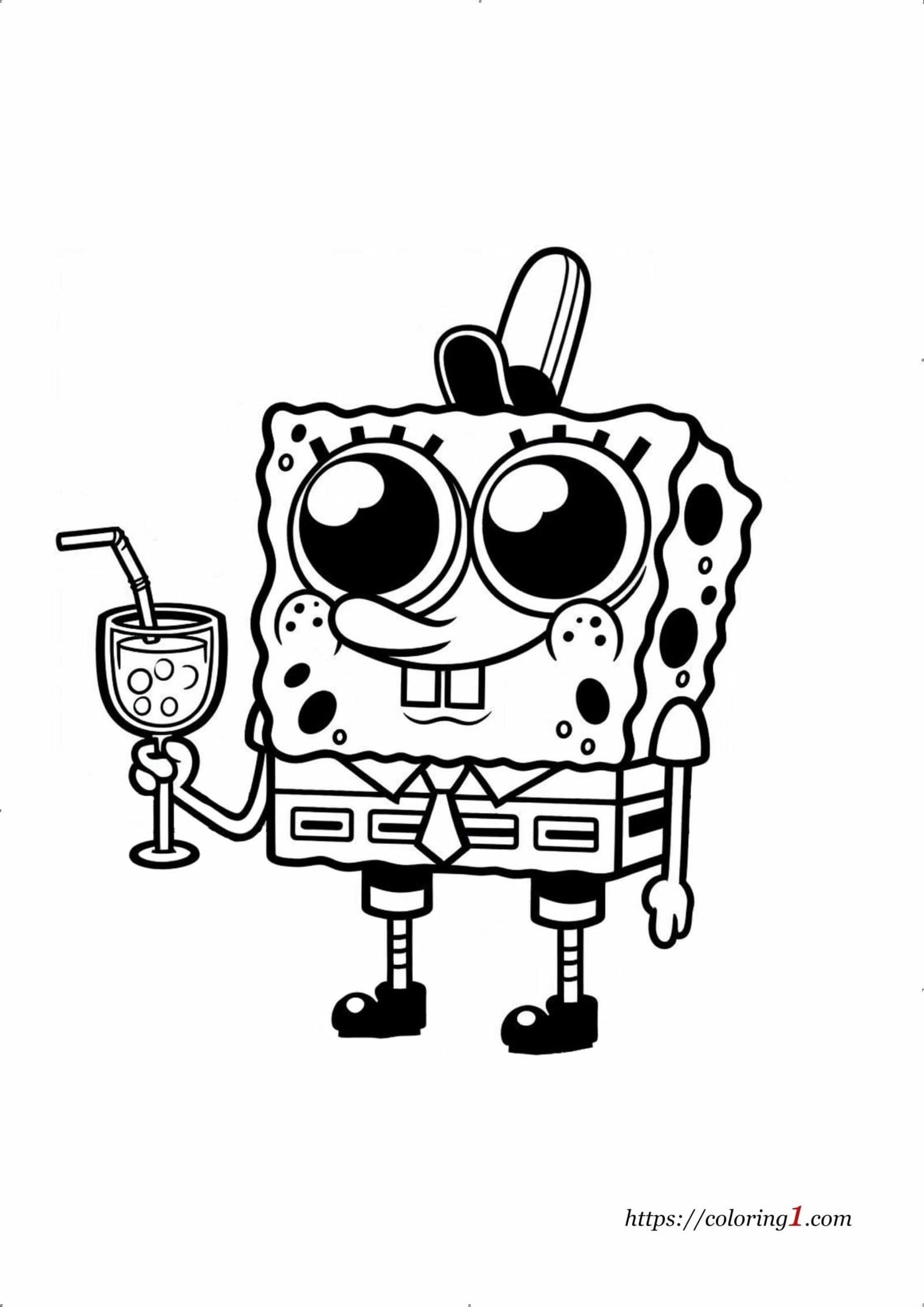 SpongeBob Coloring Pages 27 Free Printable Coloring Sheets 2024