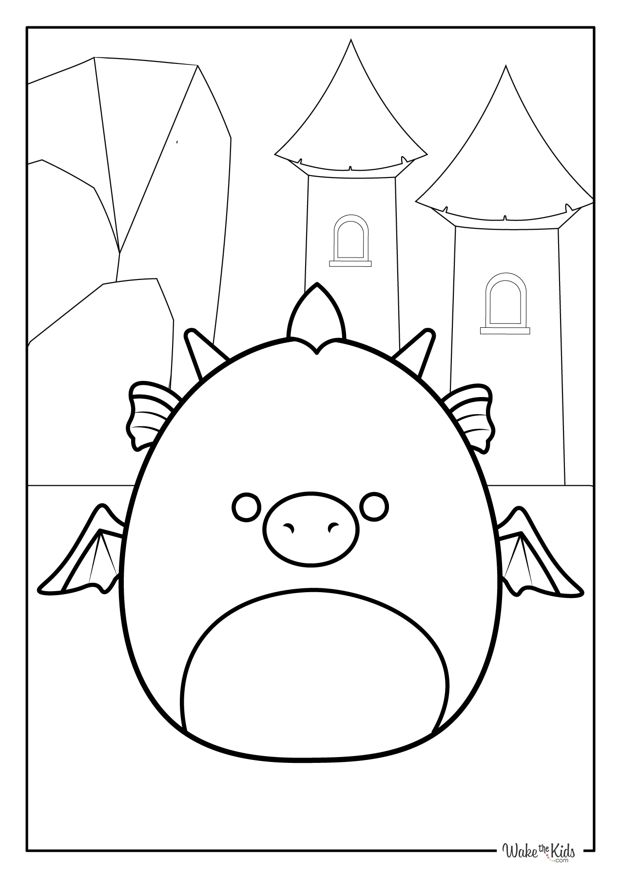 Squishmallows Printable Coloring Pages