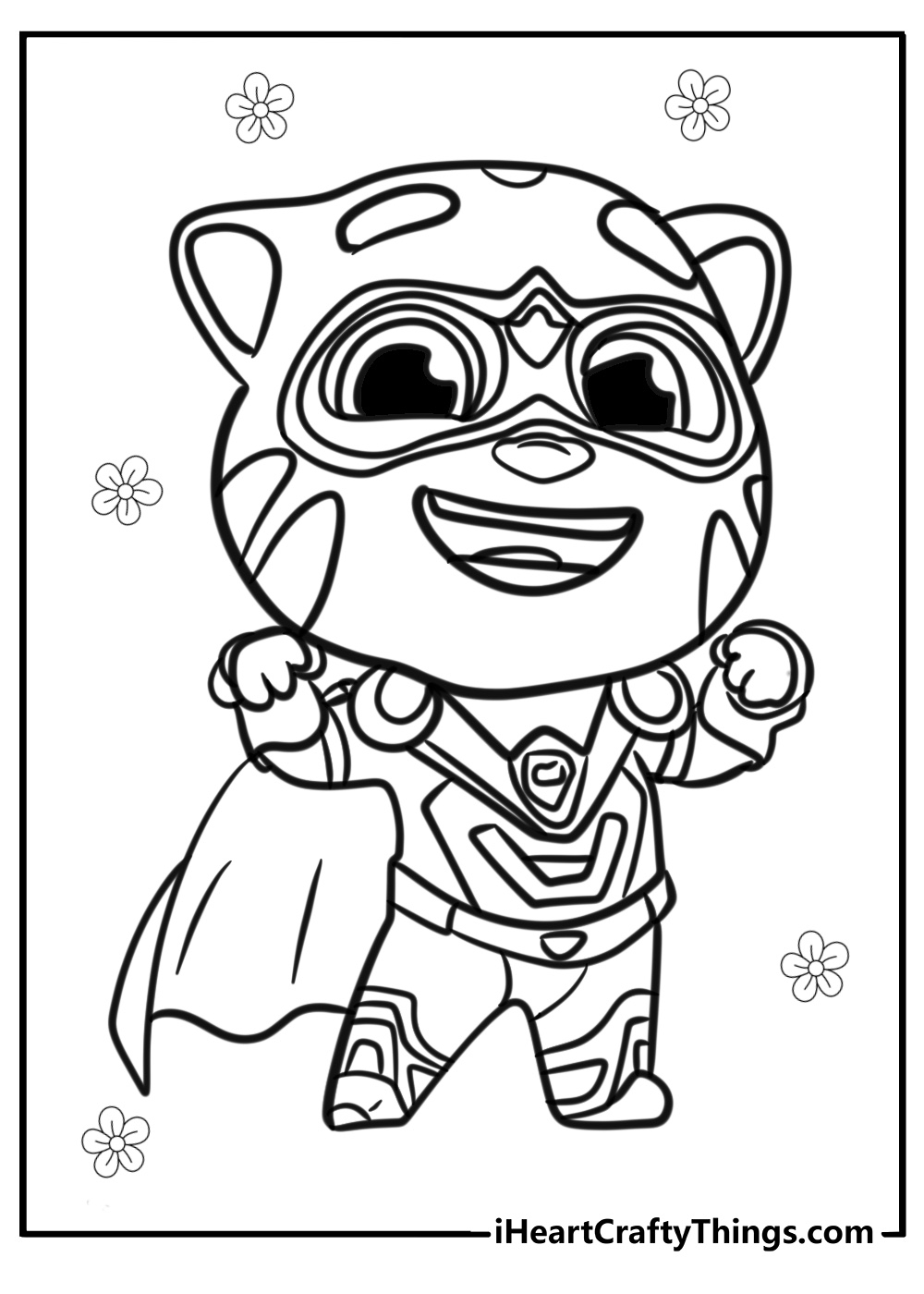 SuperKitties Coloring Pages I Heart Crafty Things