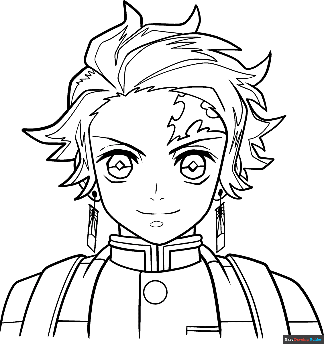Demon Slayer Printable Coloring Pages