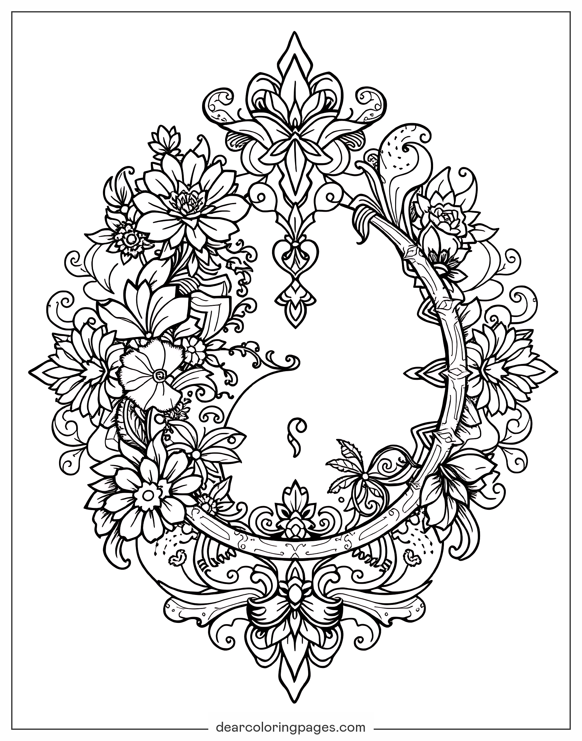 Printable Tattoo Coloring Pages For Adults
