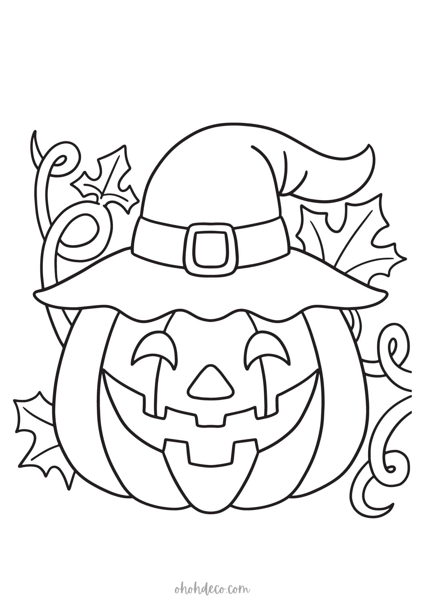 The Ultimate Collection Of Free Pumpkin Coloring Pages
