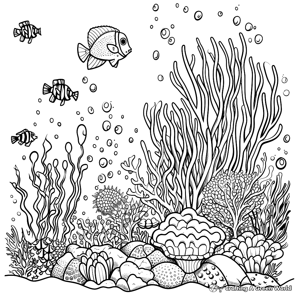 Under The Sea Coloring Pages Free U0026 Printable 