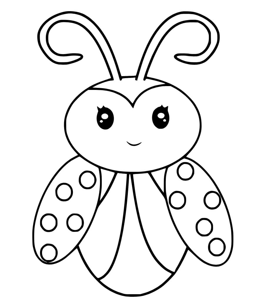 Very Pretty Ladybug Coloring Page Download Print Or Color Online For Free