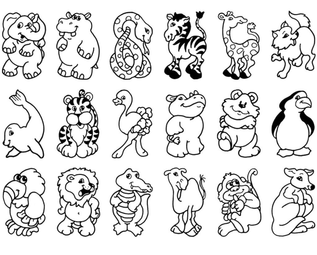 Zoo Animals Coloring Pages Amazing Zoo Animals Coloring Page Worksheets Library