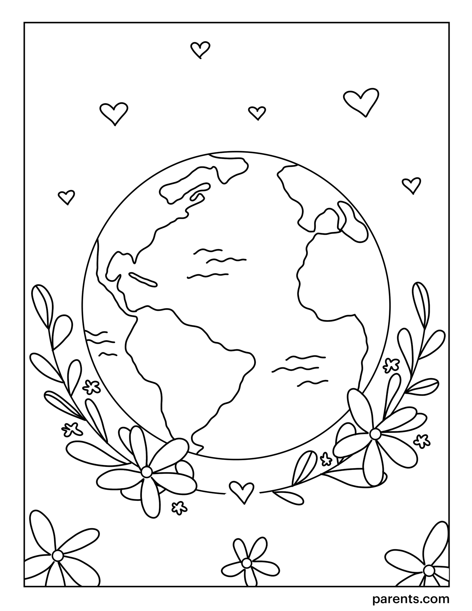 10 Free Earth Day Coloring Pages For Kids