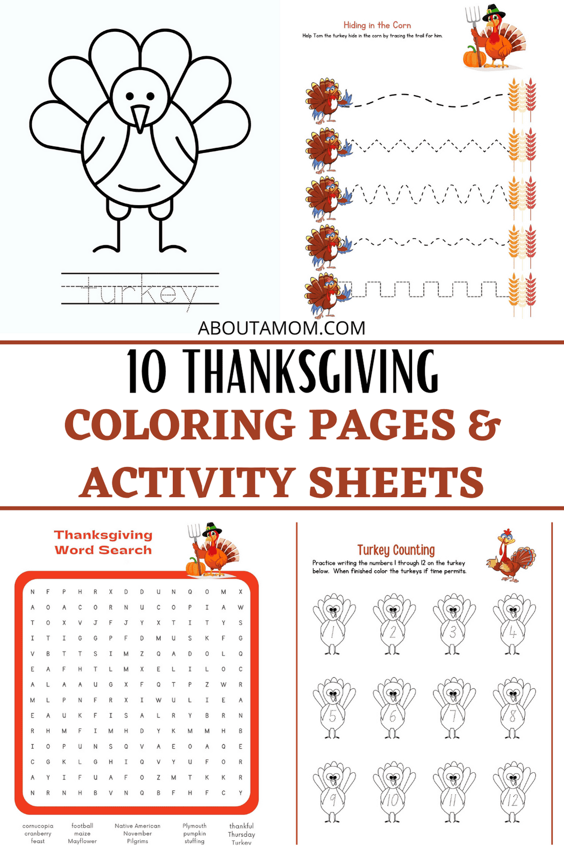 Free Printable Thanksgiving Coloring Page
