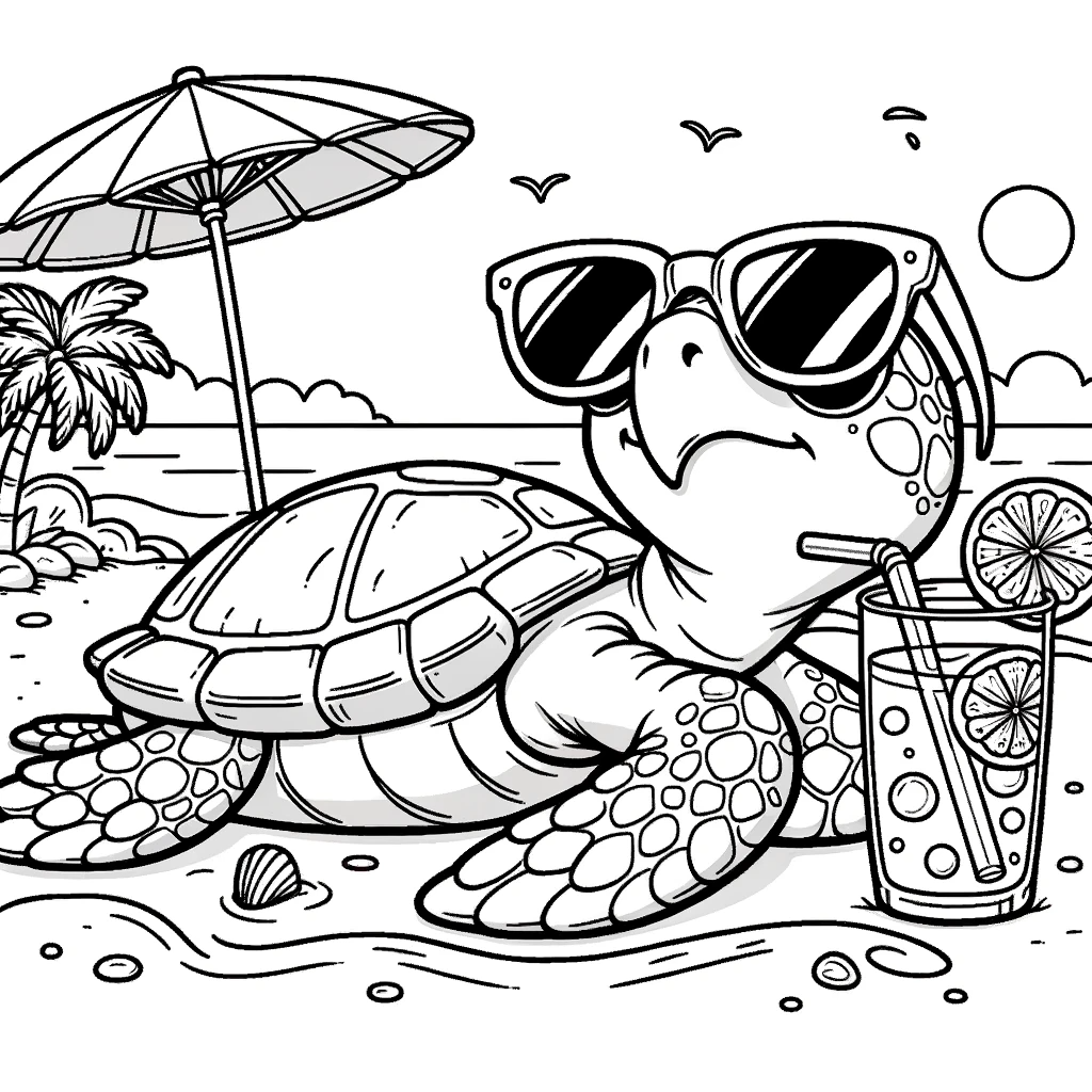 10 Turtle Coloring Pages For Kids Free And Printable Images 