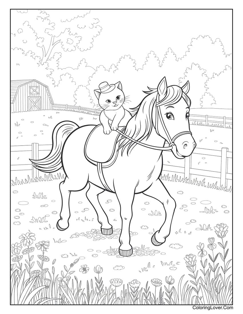103 Horse Coloring Pages Free Printables For All Ages 
