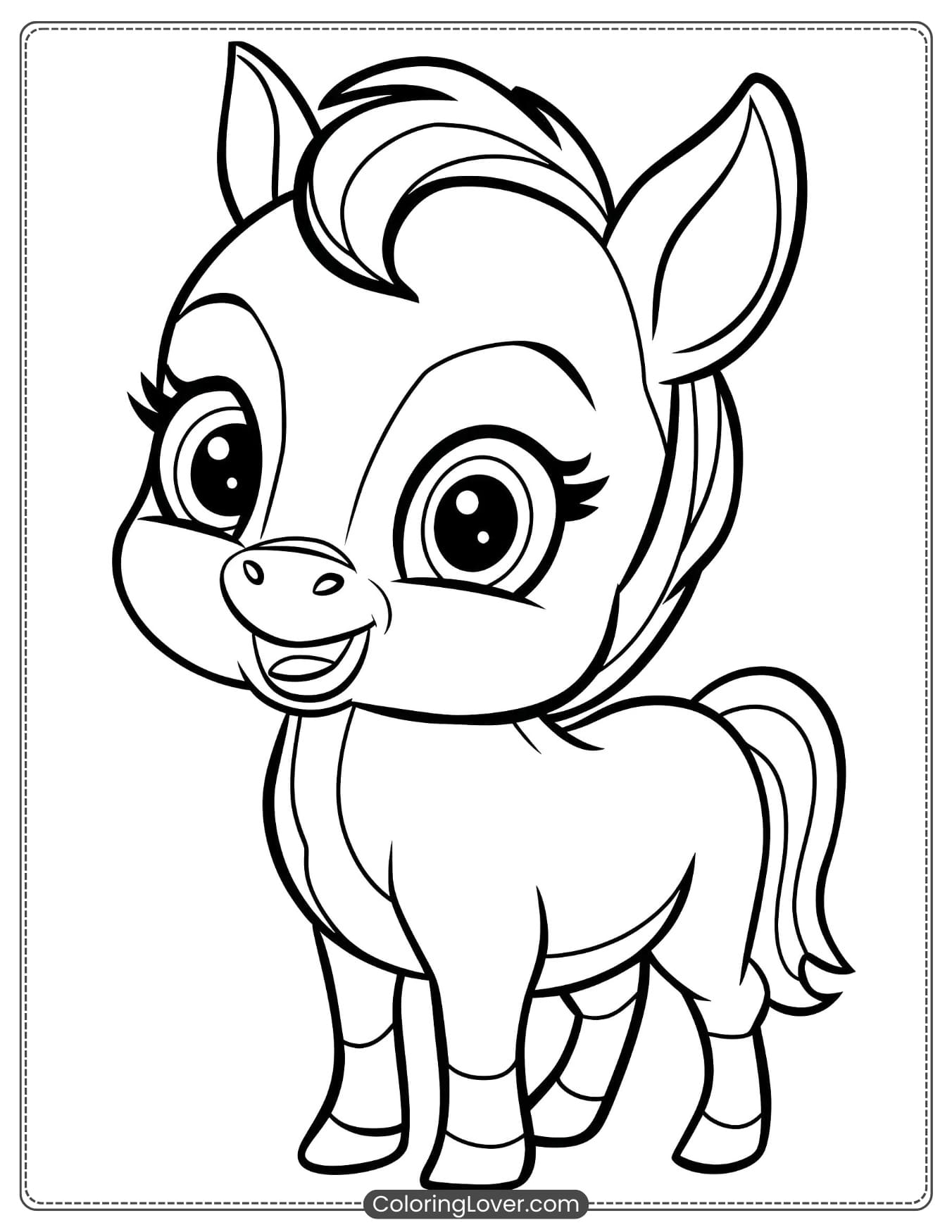 103 Horse Coloring Pages Free Printables For All Ages 