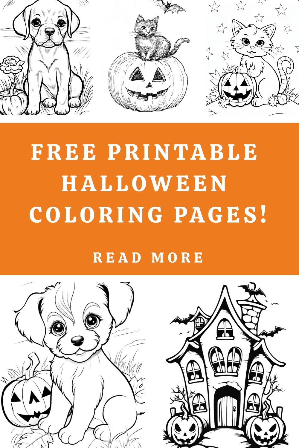 Free Halloween Coloring Book Pages