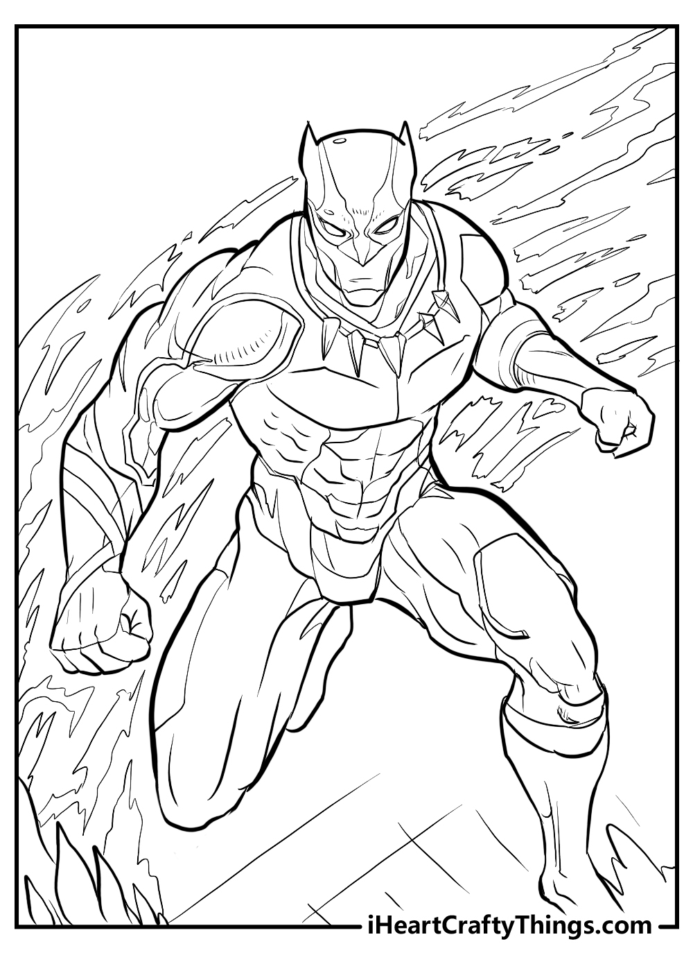 15 Black Panther Coloring Pages Printable Easy Free PDFs 