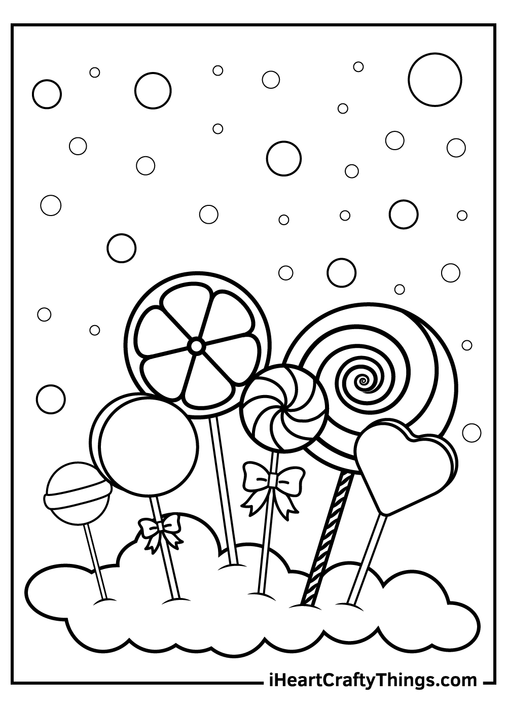 15 Candy Coloring Pages 100 Free Printables 