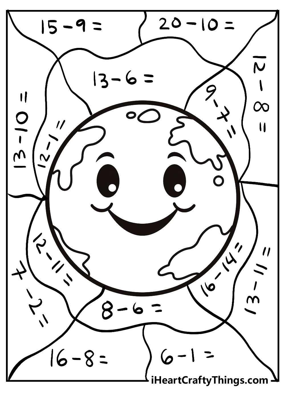Free Math Coloring Pages Printable