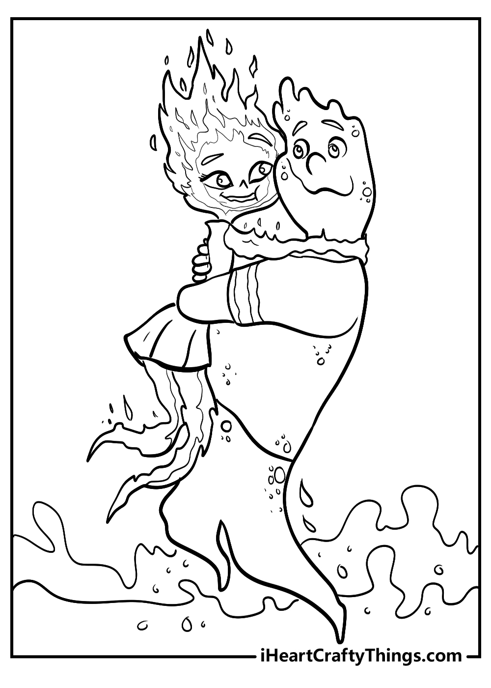 15 Elemental Coloring Pages Freely Printable PDF Images 