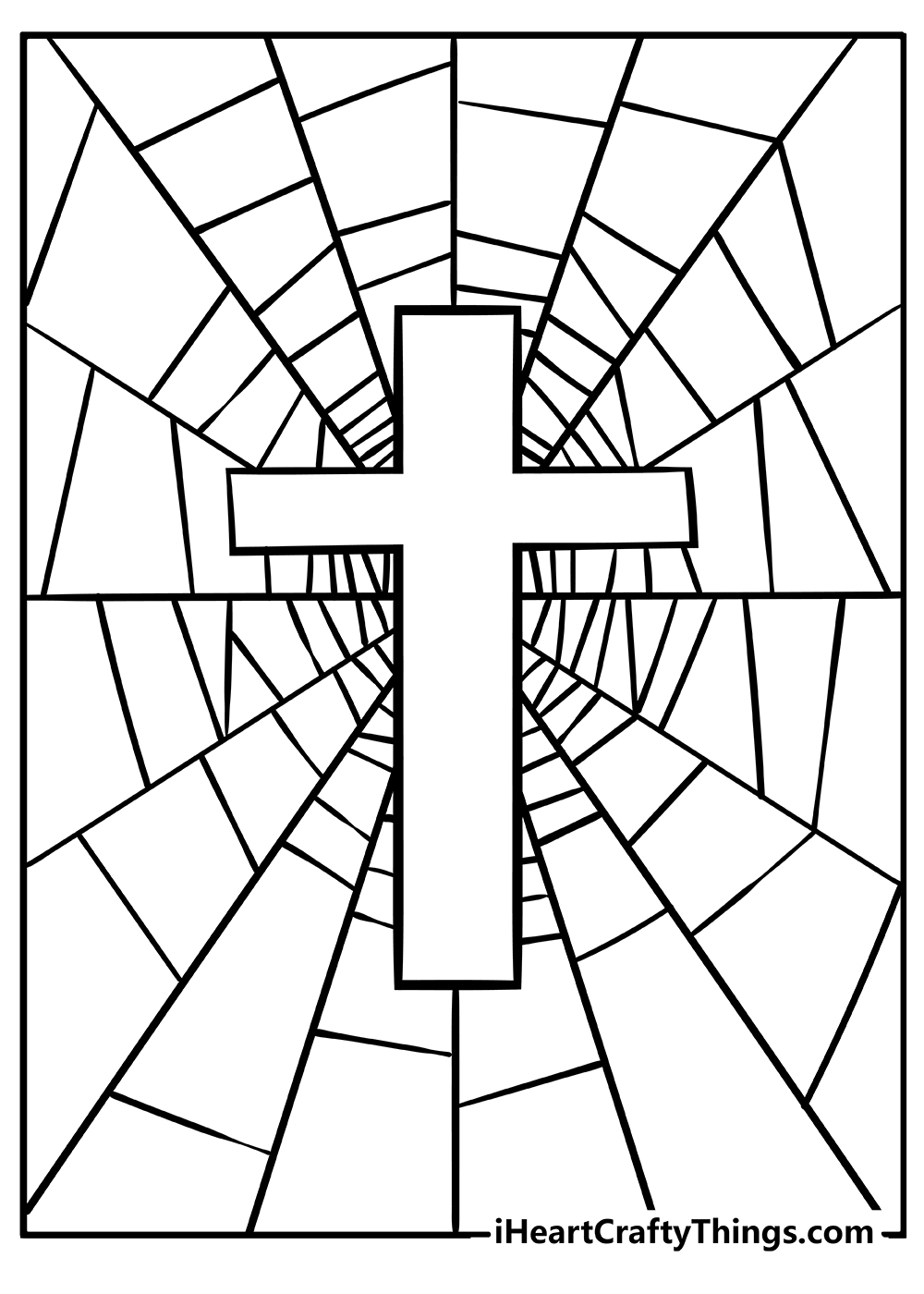 Free Coloring Pages Cross