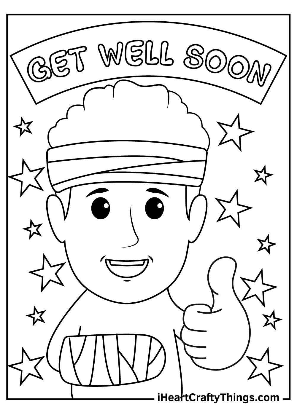 15 Get Well Soon Coloring Pages 100 Free Printables 