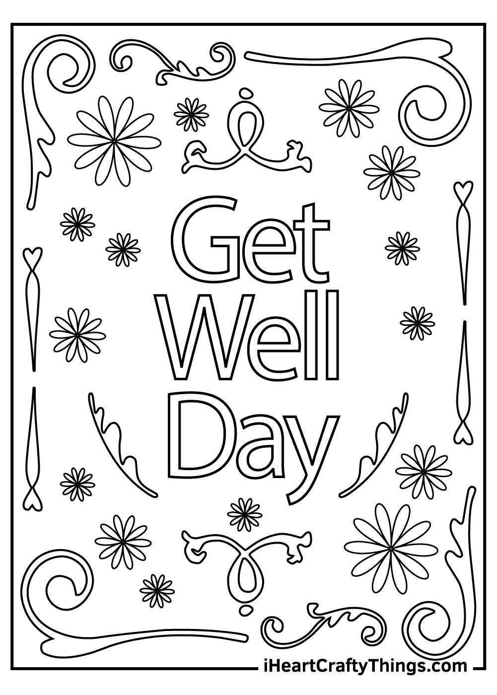 15 Get Well Soon Coloring Pages 100 Free Printables 
