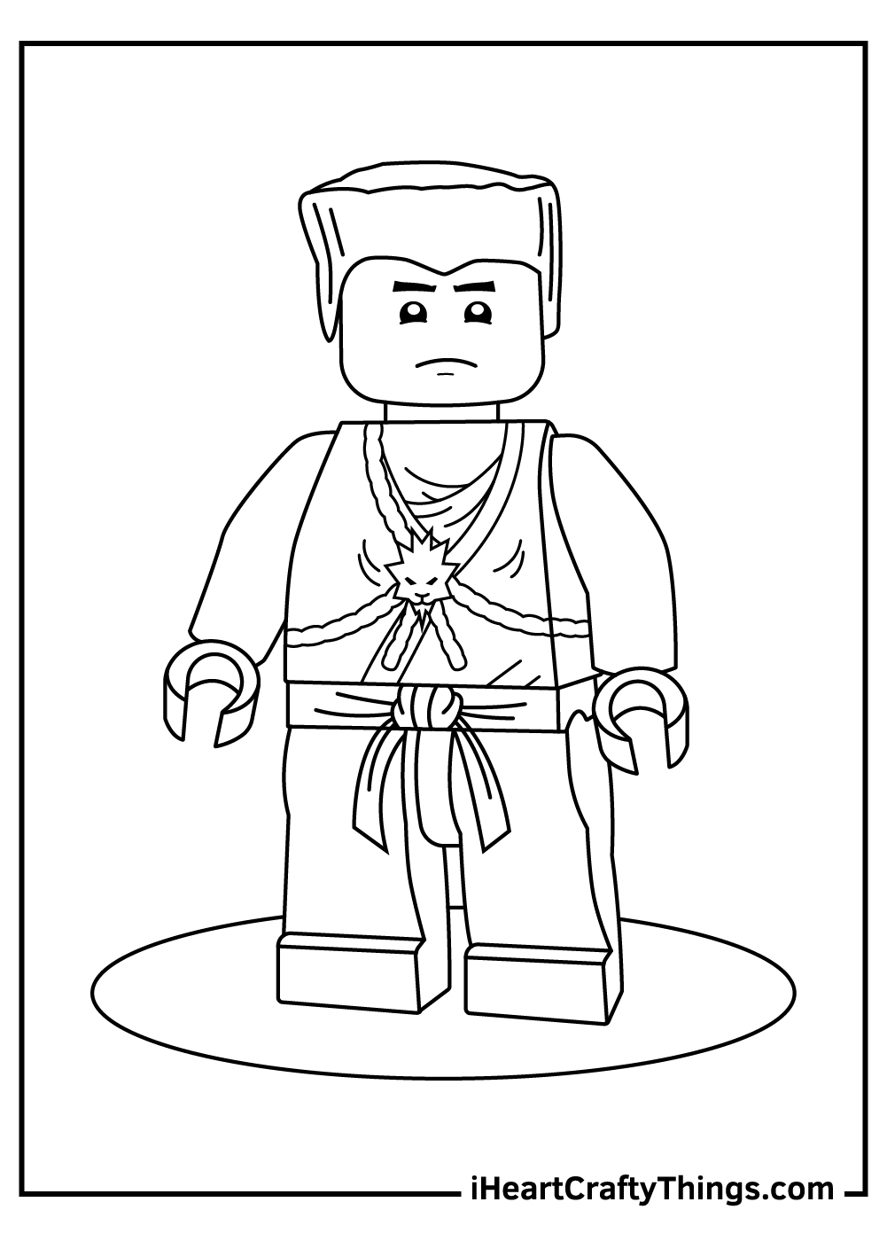 Printable Coloring Pages Of Ninjago