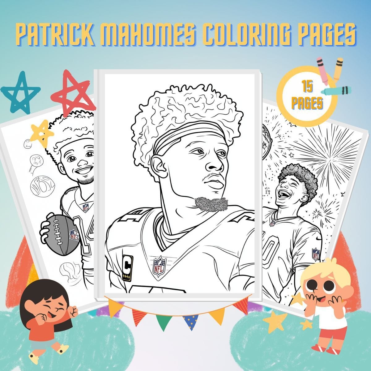 Patrick Mahomes Coloring Pages Printable