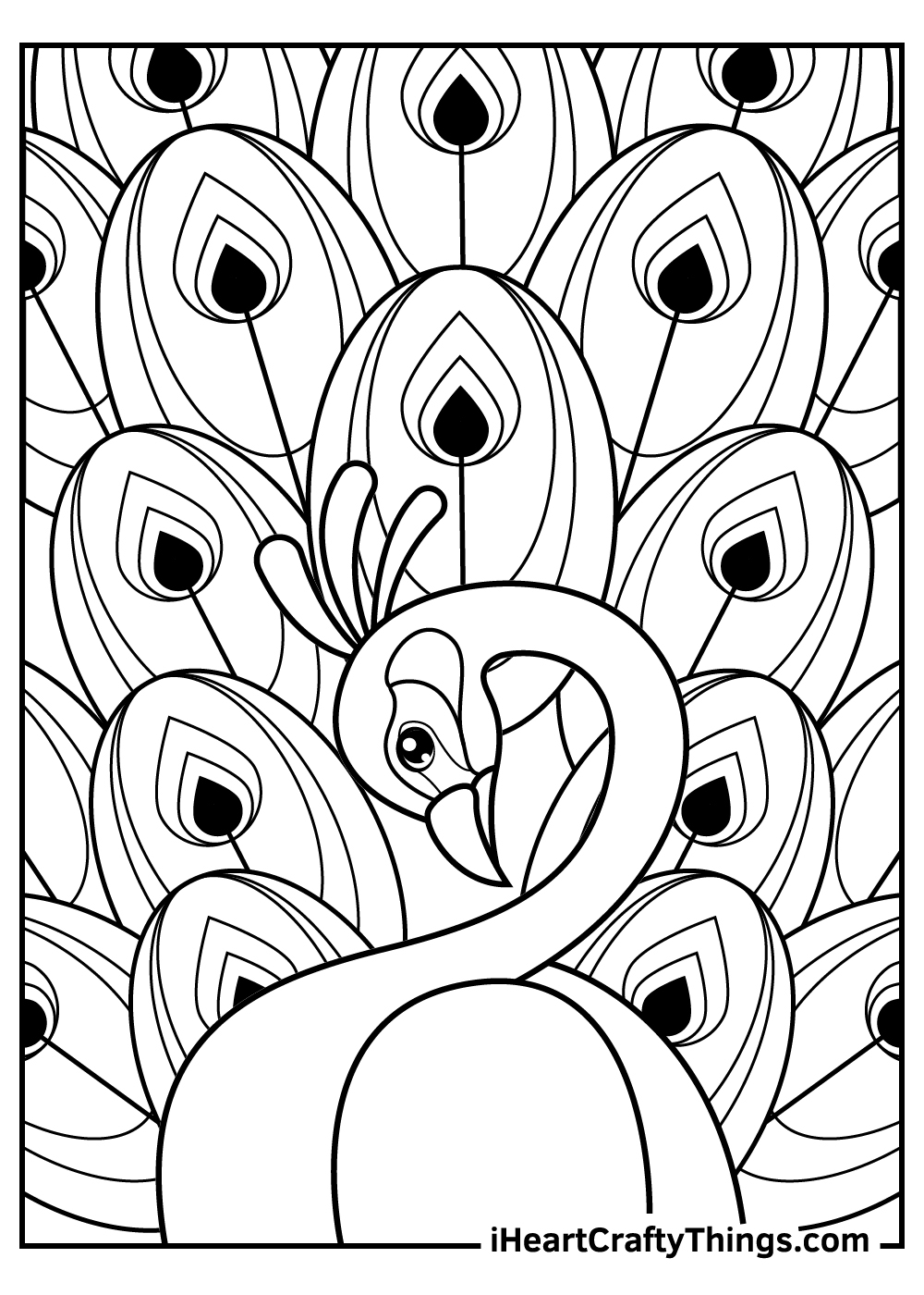 15 Peacock Coloring Pages 100 Free Printables 