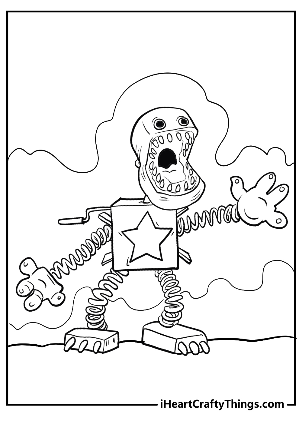 15 Printable Poppy Playtime Coloring For Free 