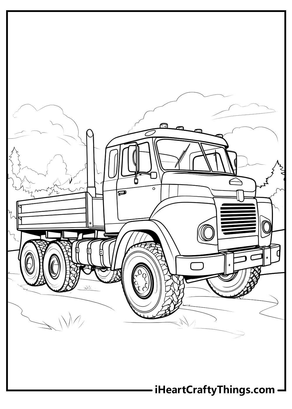 15 Truck Coloring Pages 100 Free Printables 